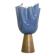 Contemporary Milky-Blue Murano Style Glass Table Lamp