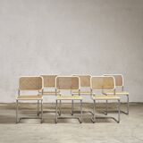 Cesca B32 white chairs