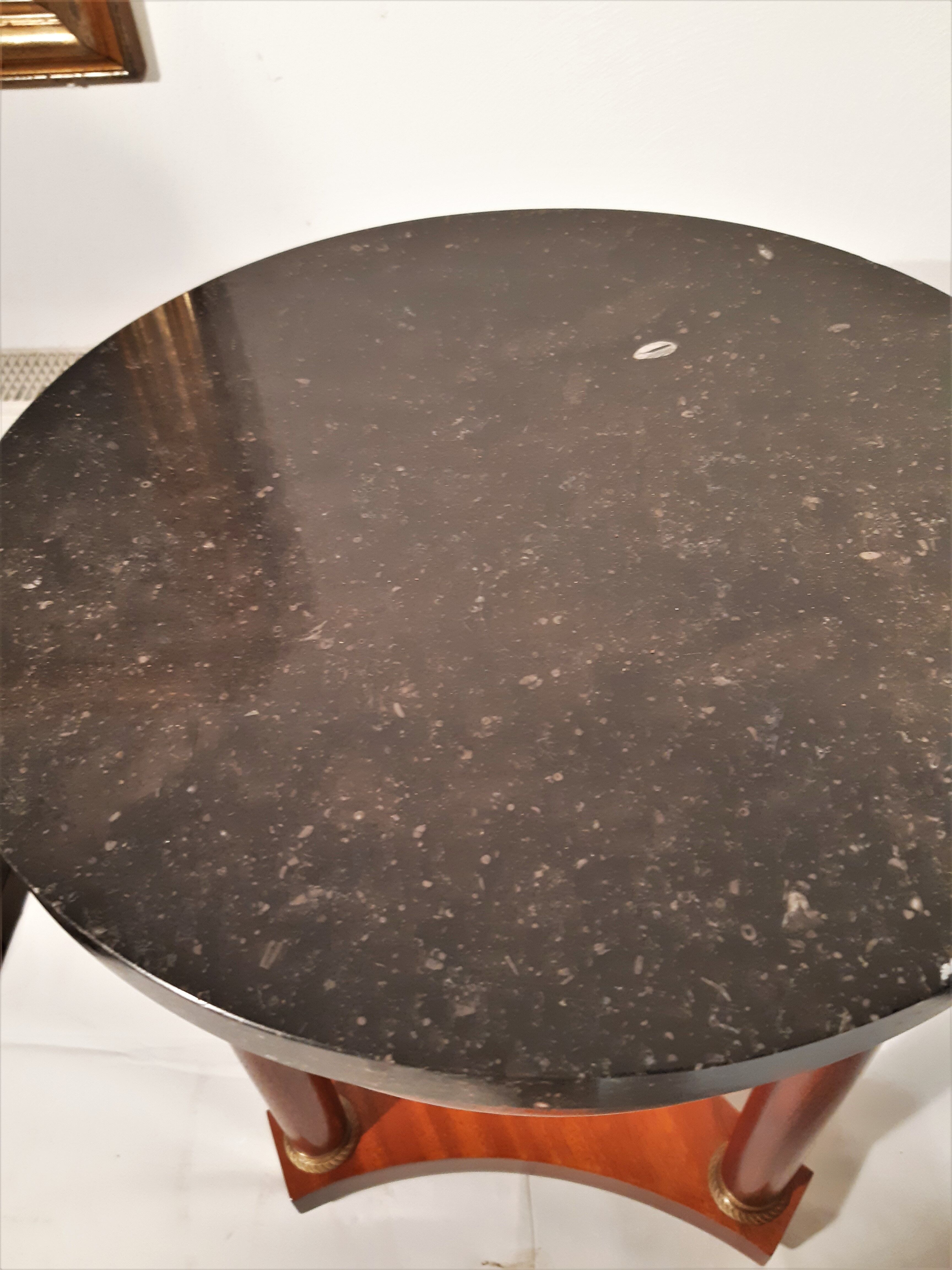 Healing/small empire table tripod with columns