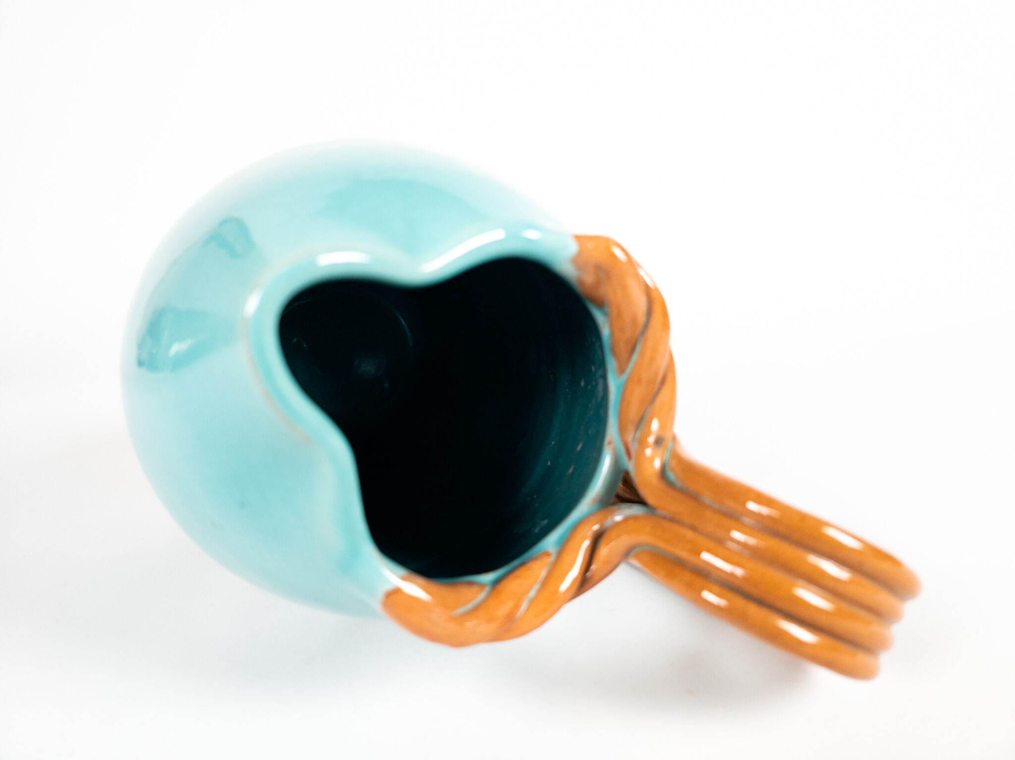 Ceramic vase by Alexandre de Wemmel Belgium 1950s