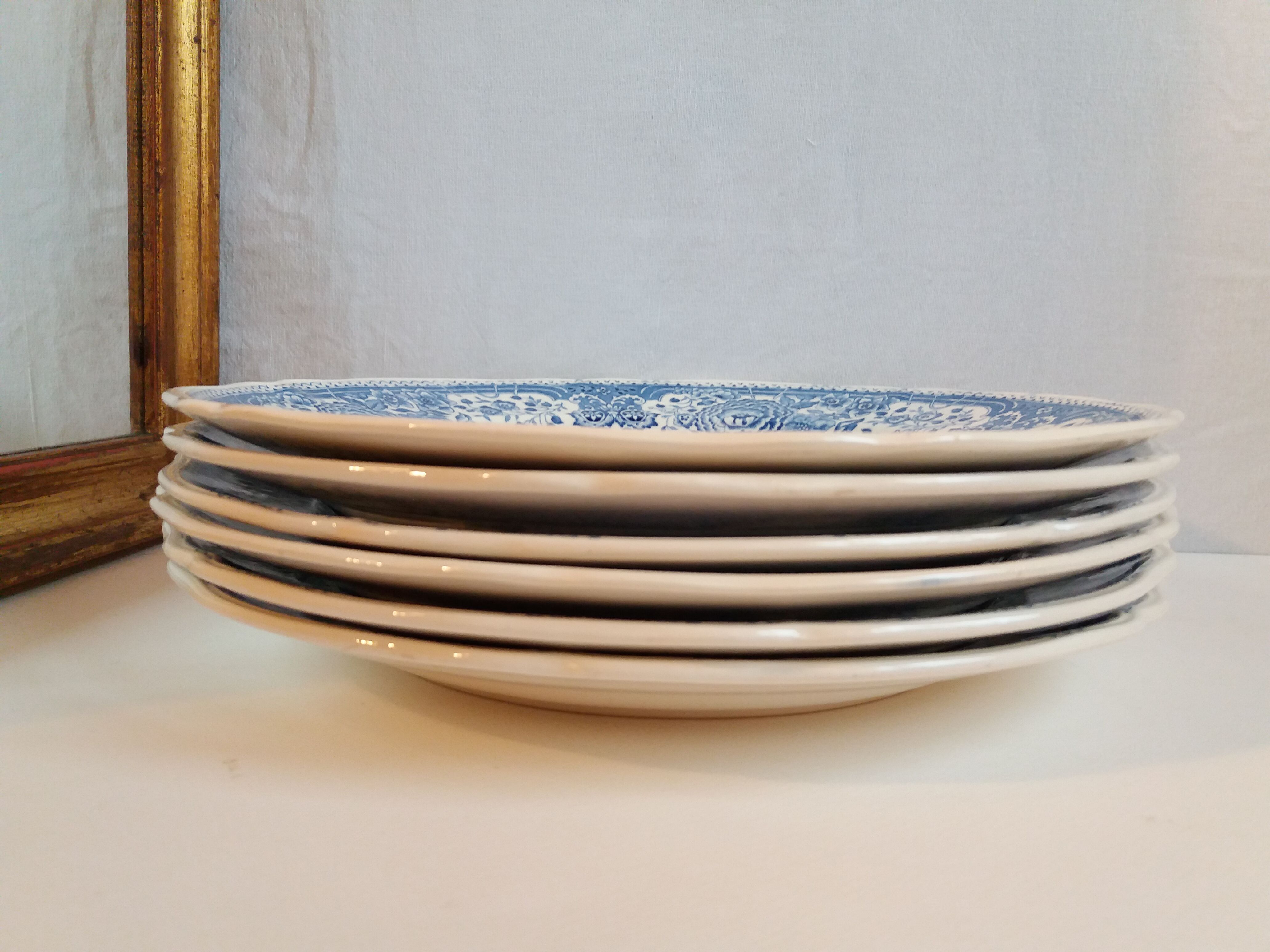 Set 6 flat plates Villeroy and Boch