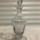 Carafe à vin vintage cristal ciselé
