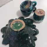 Ceramic lot signed Alice Colonieu