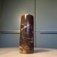 Carrara marble cylinder vase