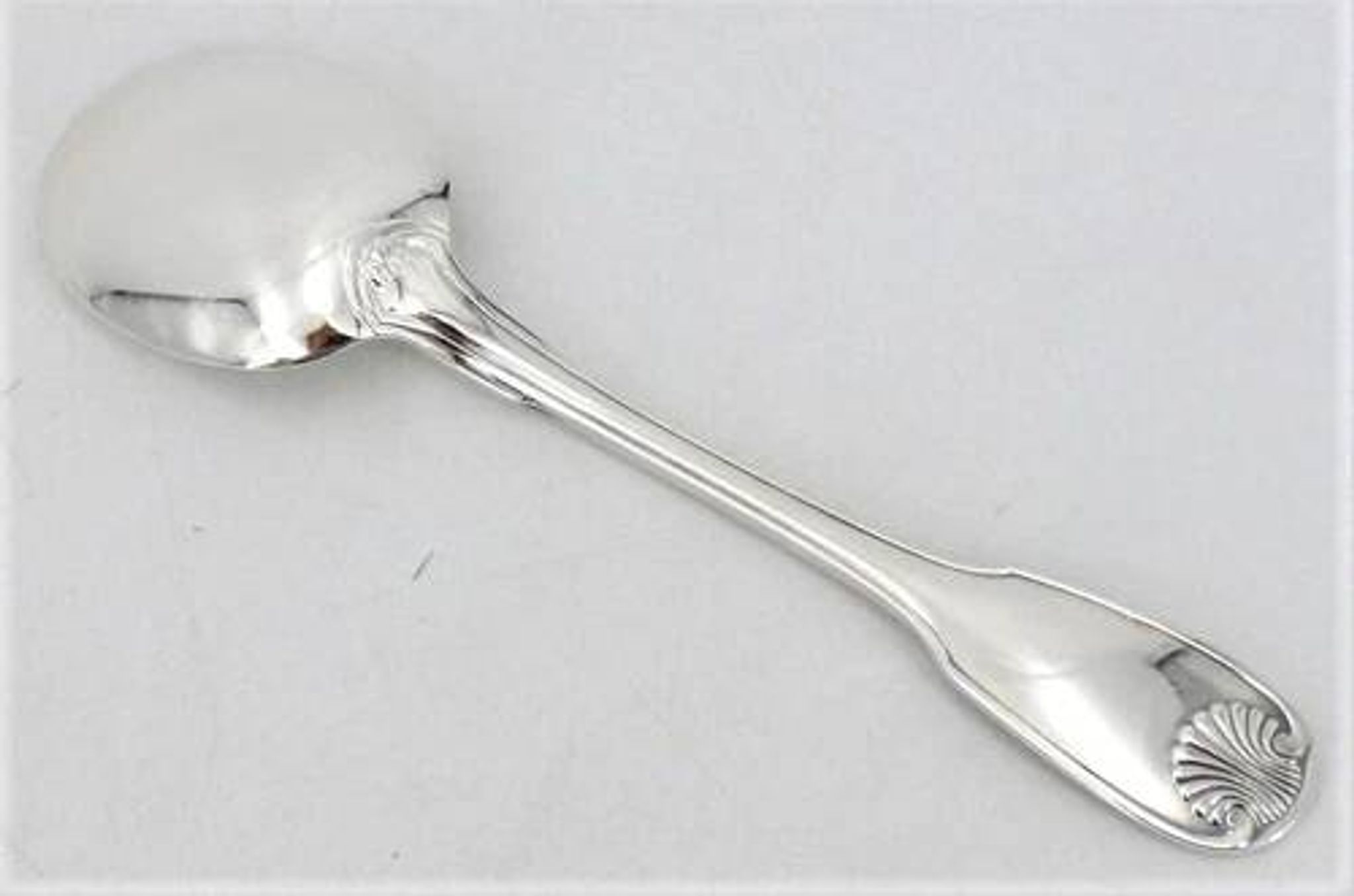 Christofle Vendome model 6 spoons, ice scoops, in silver-plated metal, 12.7 cm