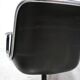 Black leather armchair by Charles Pollock for Knoll International