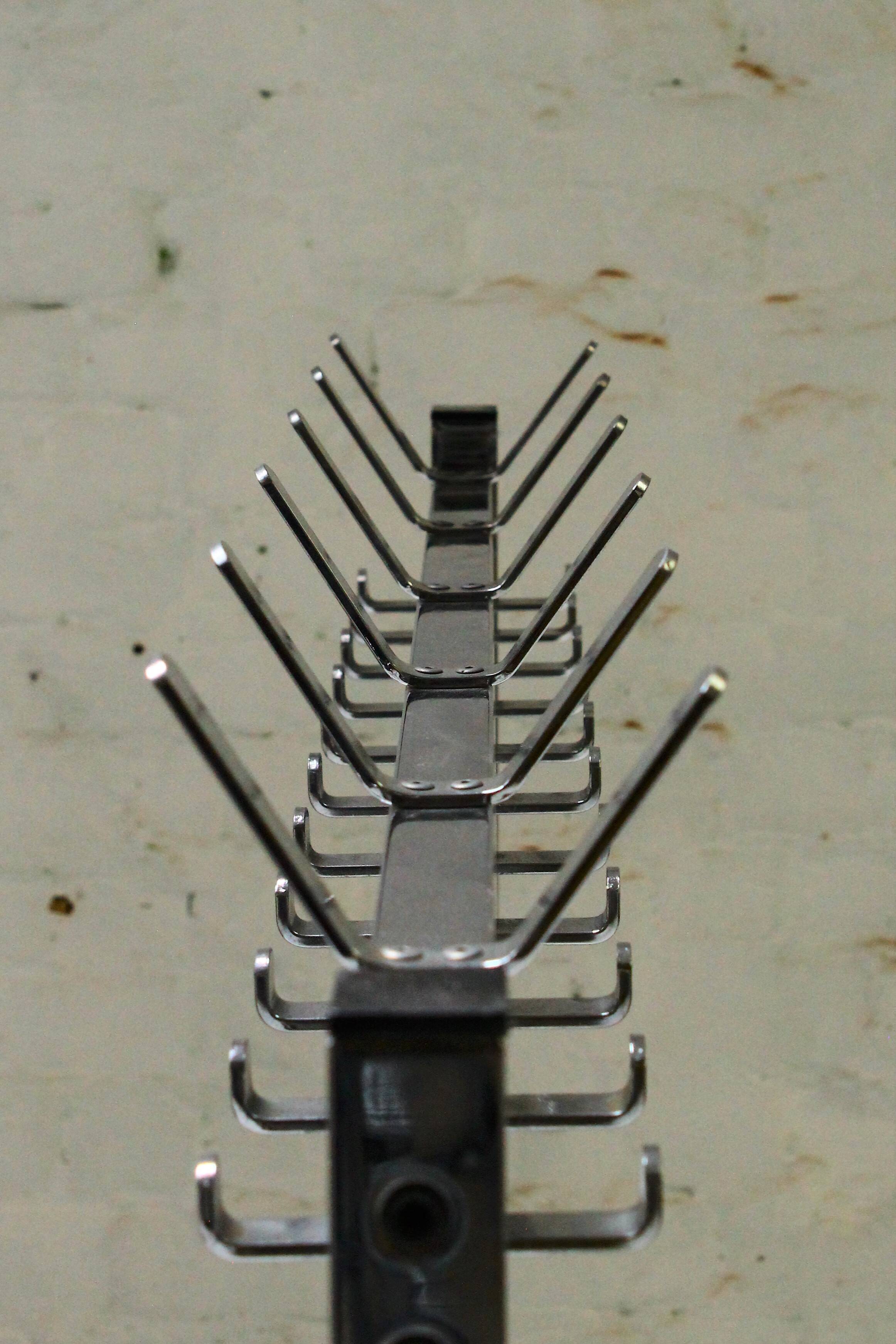 Vintage Chrome Coat Rack