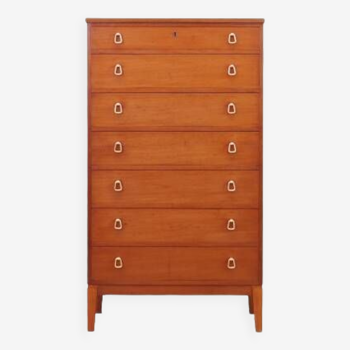 Mahogany chest of drawers, Danish design, 1970s, production: Denmark