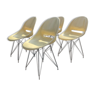 Set of 4 chairs by Miroslav Navratil