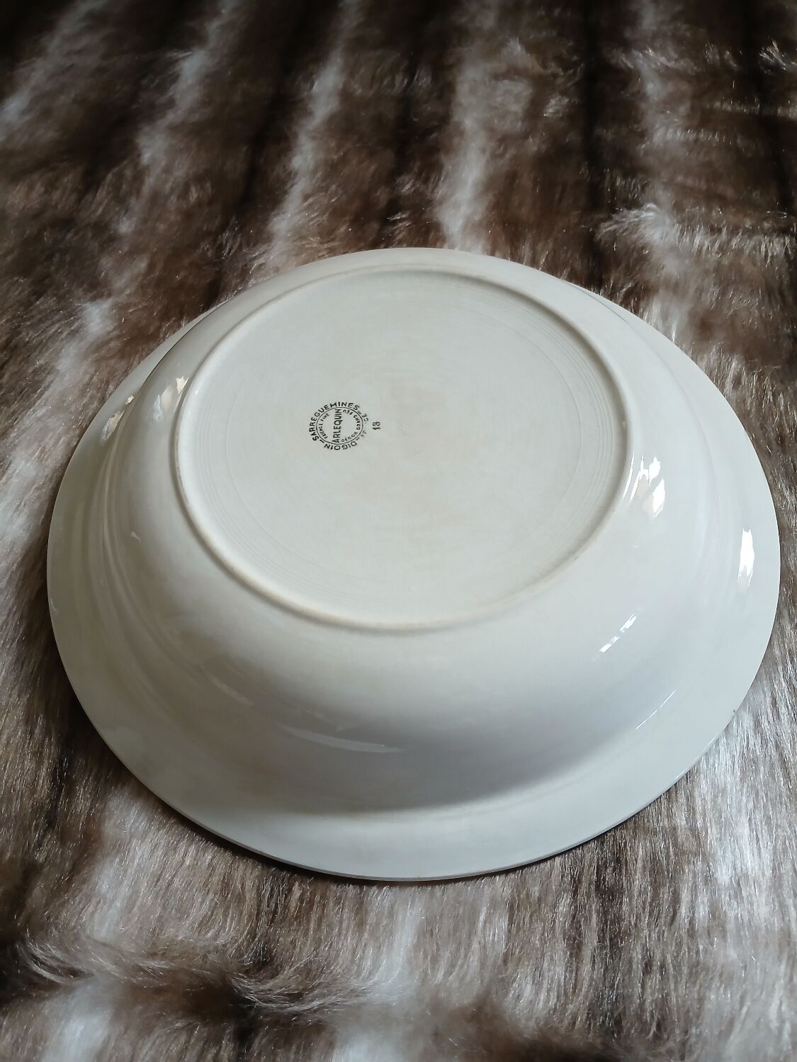 2 old plates from Digoin and Sarreguemines