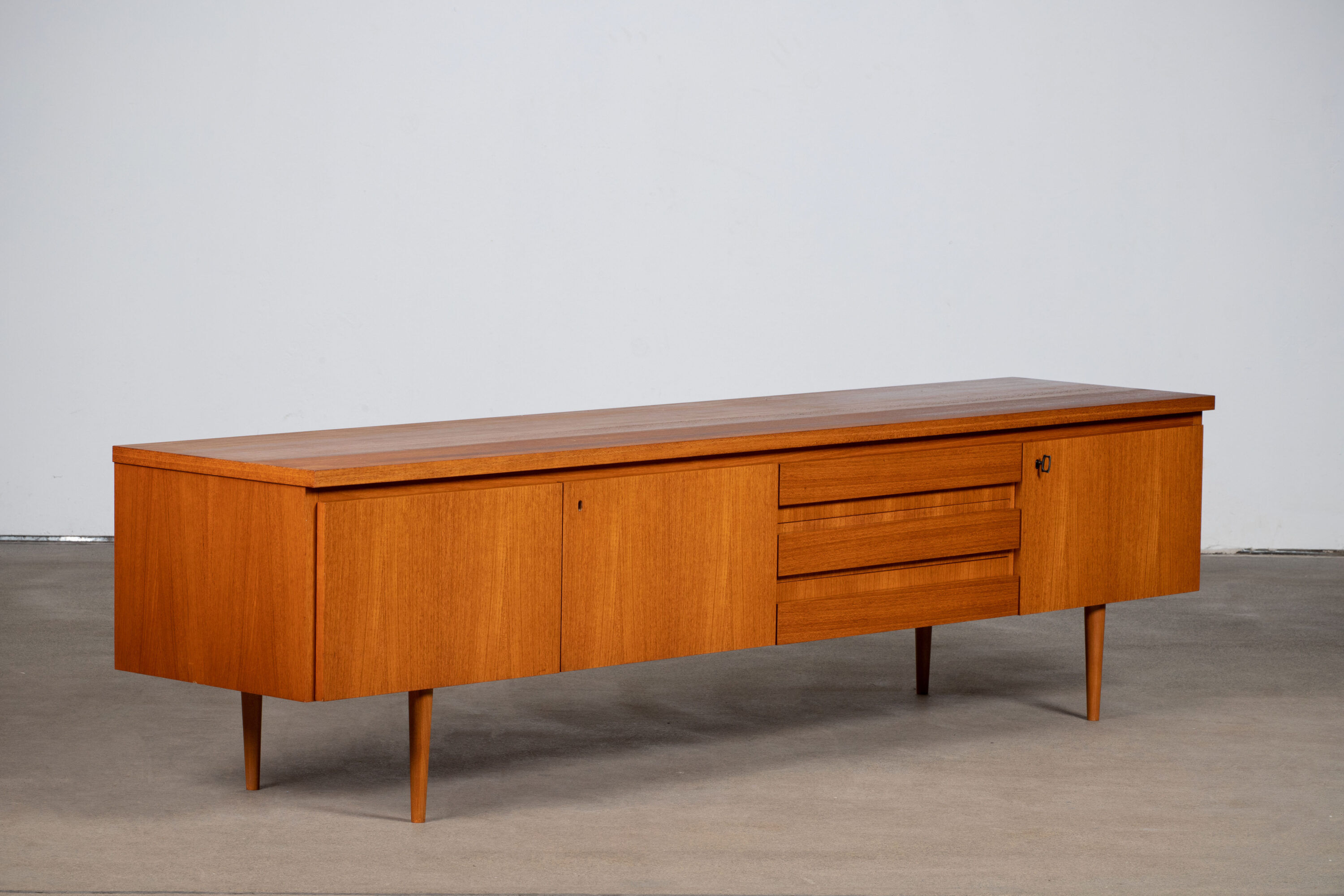 Vintage Scandinavian sideboard – 248 cm