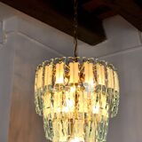 Chandelier Zero Quattro, 3 levels, Murano glass Italy 1970