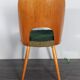 Set 4 chairs in beech Jirak Mid-Century Czechoslovakia 1960 s