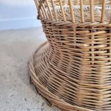 Wicker basket chair