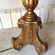 Chandelier ancien en bois doré