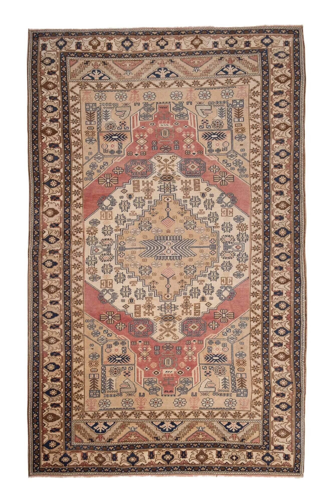 Tapis turc vintage fait main