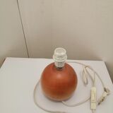 Wooden ball table lamp