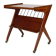 Teak Rolling Route, Mid-century Modern, Italy, circa 1950