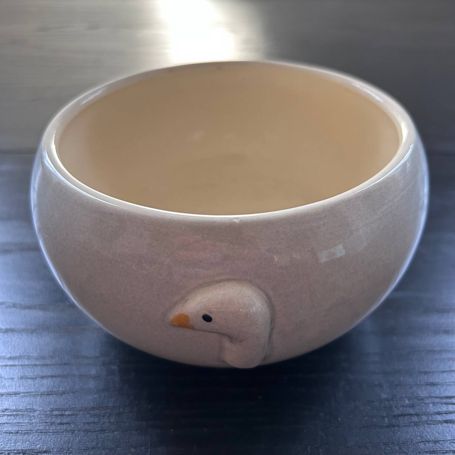 Linde pottery salad bowl