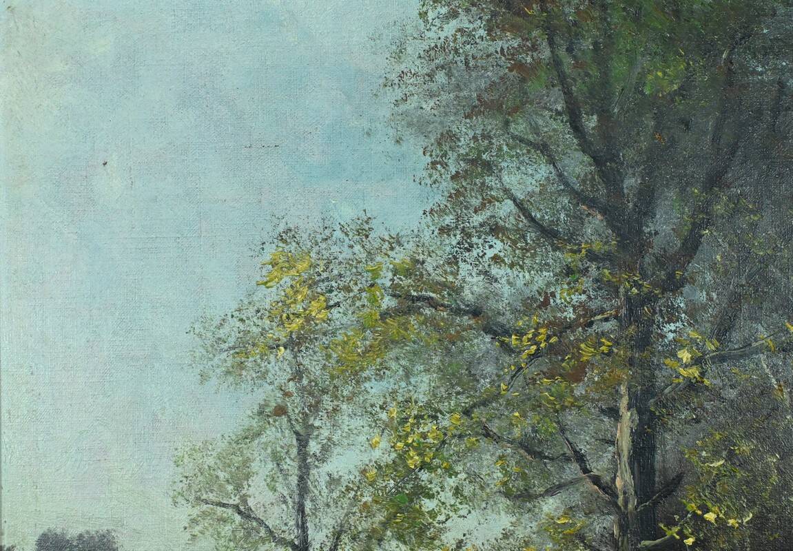 Tableau « L’Orée du Bois » – Fin XIXe