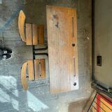 Pupitres doubles pieds metalliques