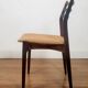 Set of 4 vintage Danish chairs by Vestervig Eriksen in rosewood