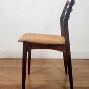 Set of 4 vintage Danish chairs by Vestervig Eriksen in rosewood