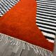 Handmade Moroccan rug, natural wool, 3x2 m.