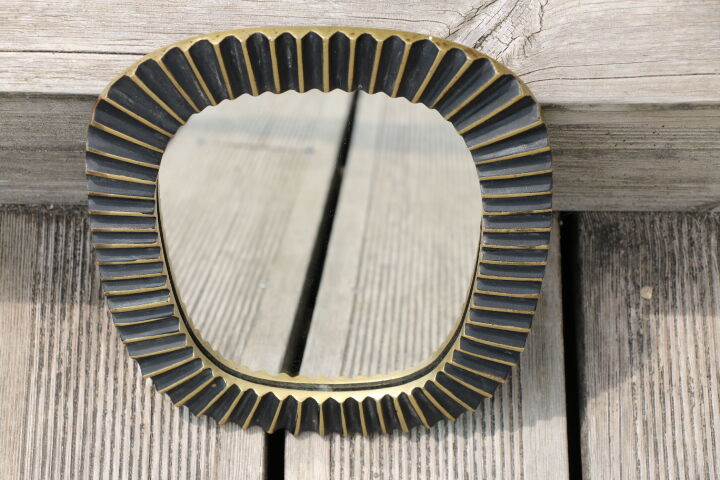 Walter Bosse brass mirror 205*238mm