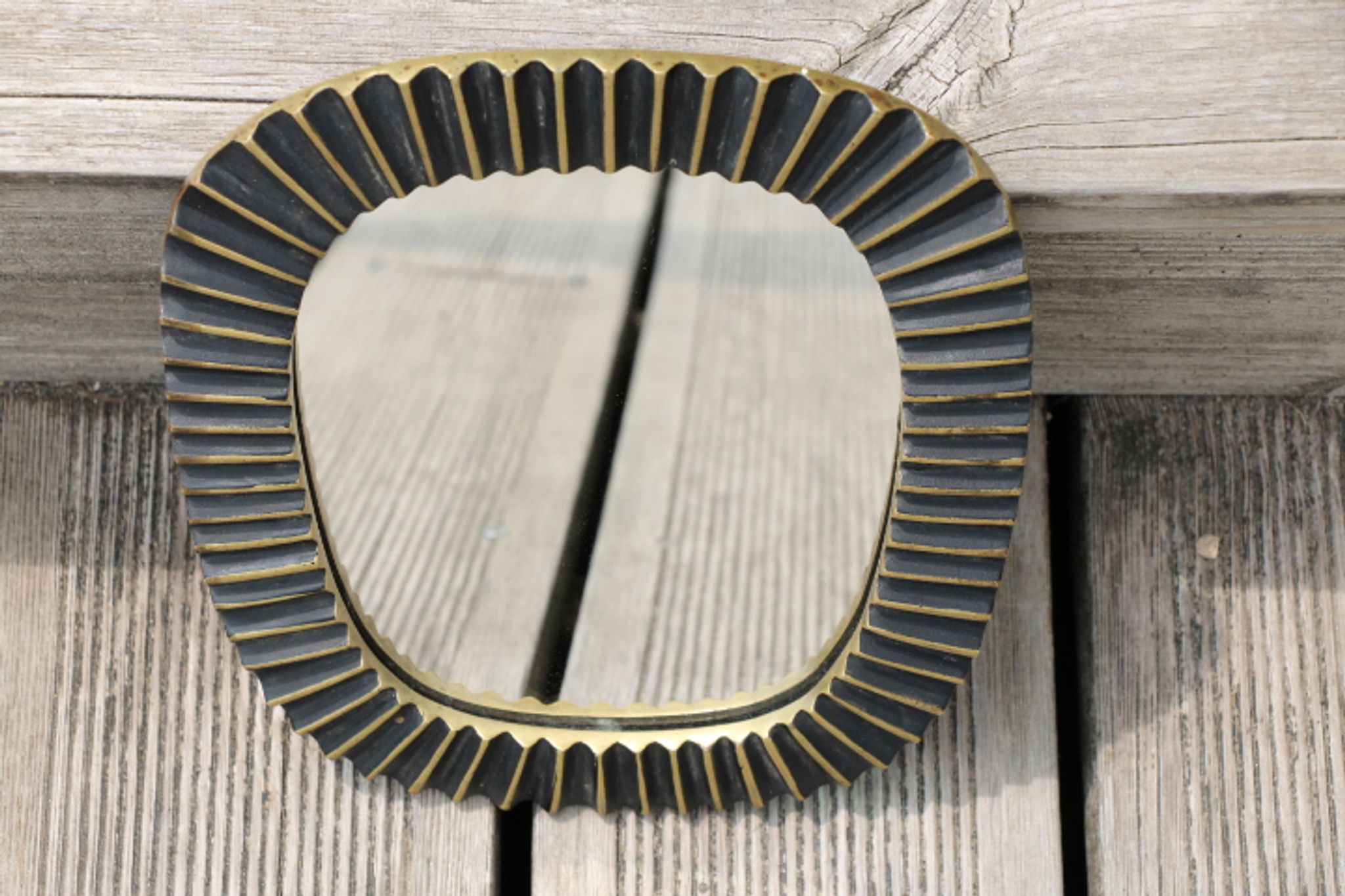 Walter Bosse brass mirror 205*238mm