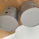 2 Kartell Componibili storage units in matt silver