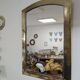 Brass mirror