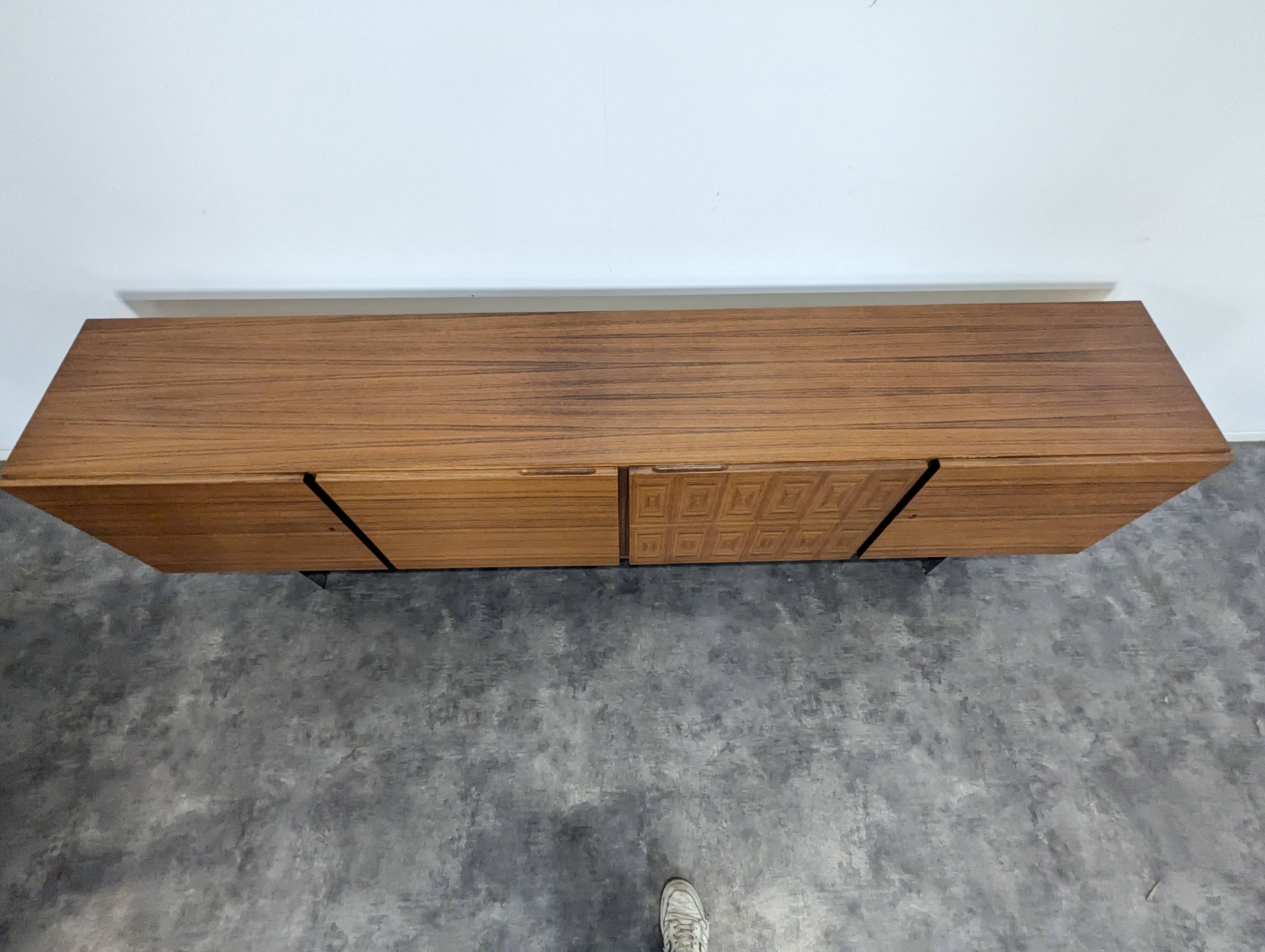 1950s rosewood sideboard produced by Musterring International