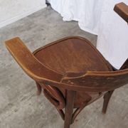 Vintage Bentwood Dining Chair: Mid-Century Thonet Style Armchair
