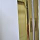 Italian design shelf chrome gilded metal and mirror glasses 70s