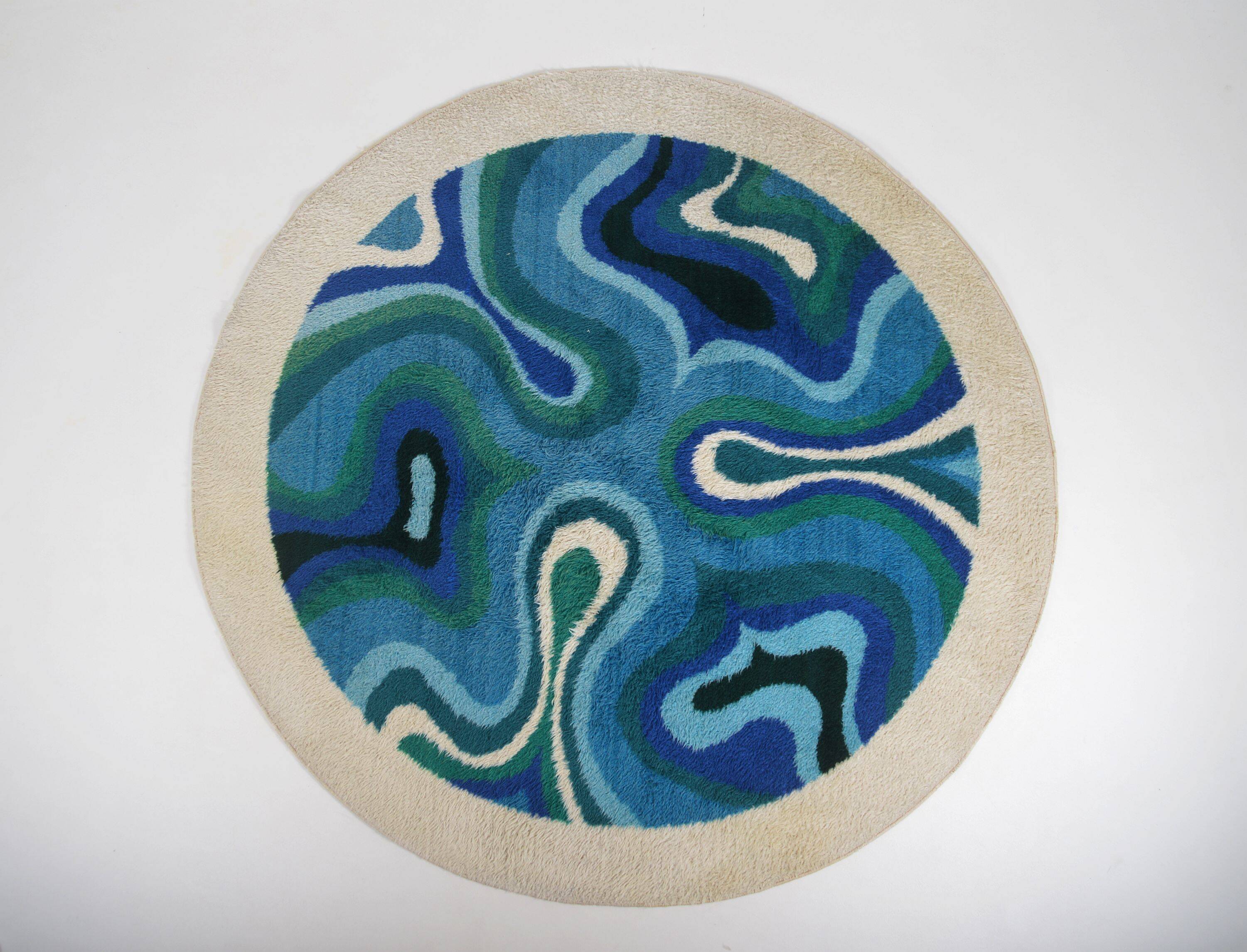 Space age wool carpet Menuette by Desso, 1970s