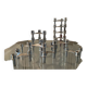 Series of 14 vintage Nagel style modular candle holders