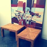 Pair coffee tables Lived del sol 1970