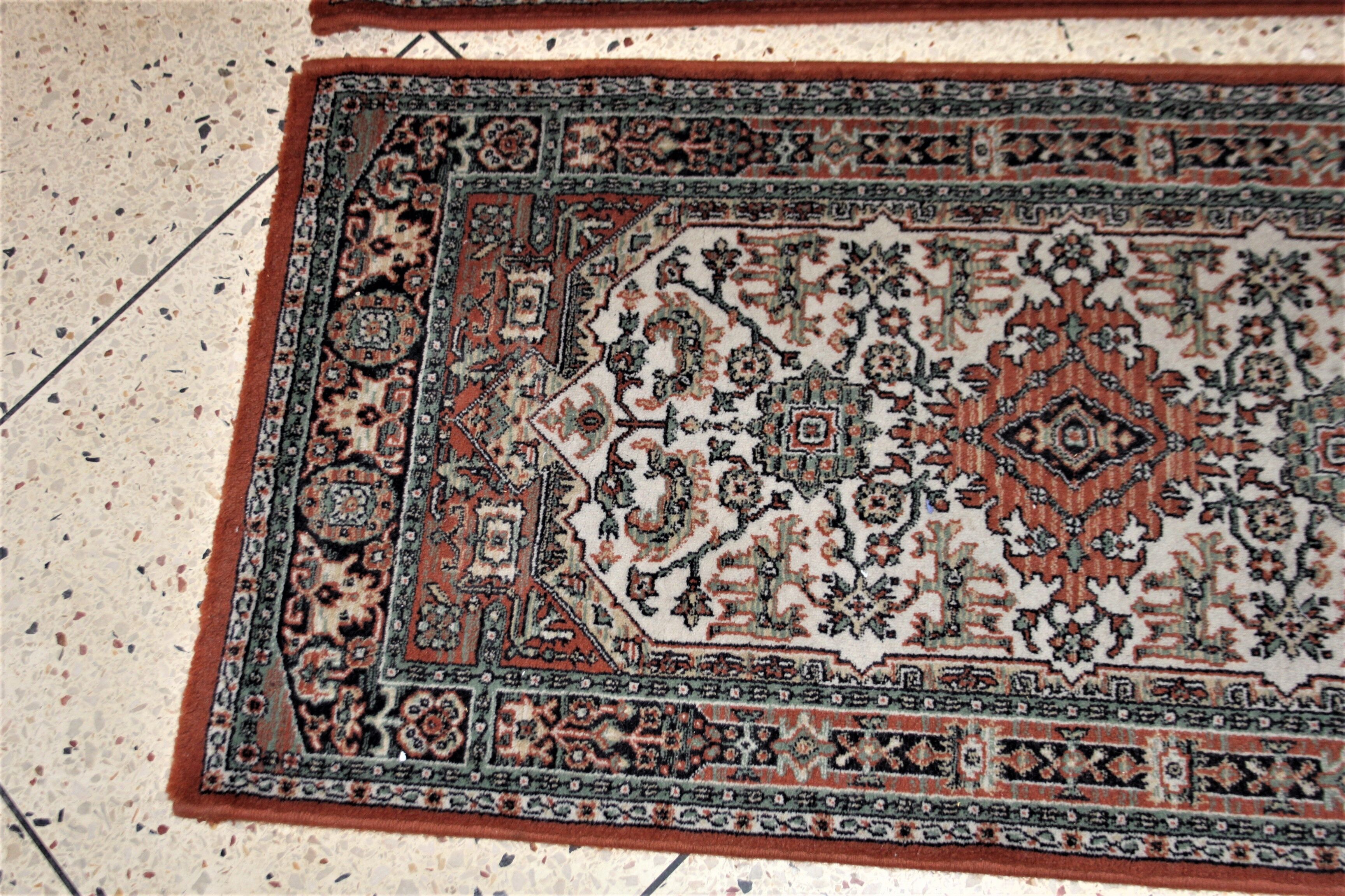 Pair Turkish carpets 120x60cm
