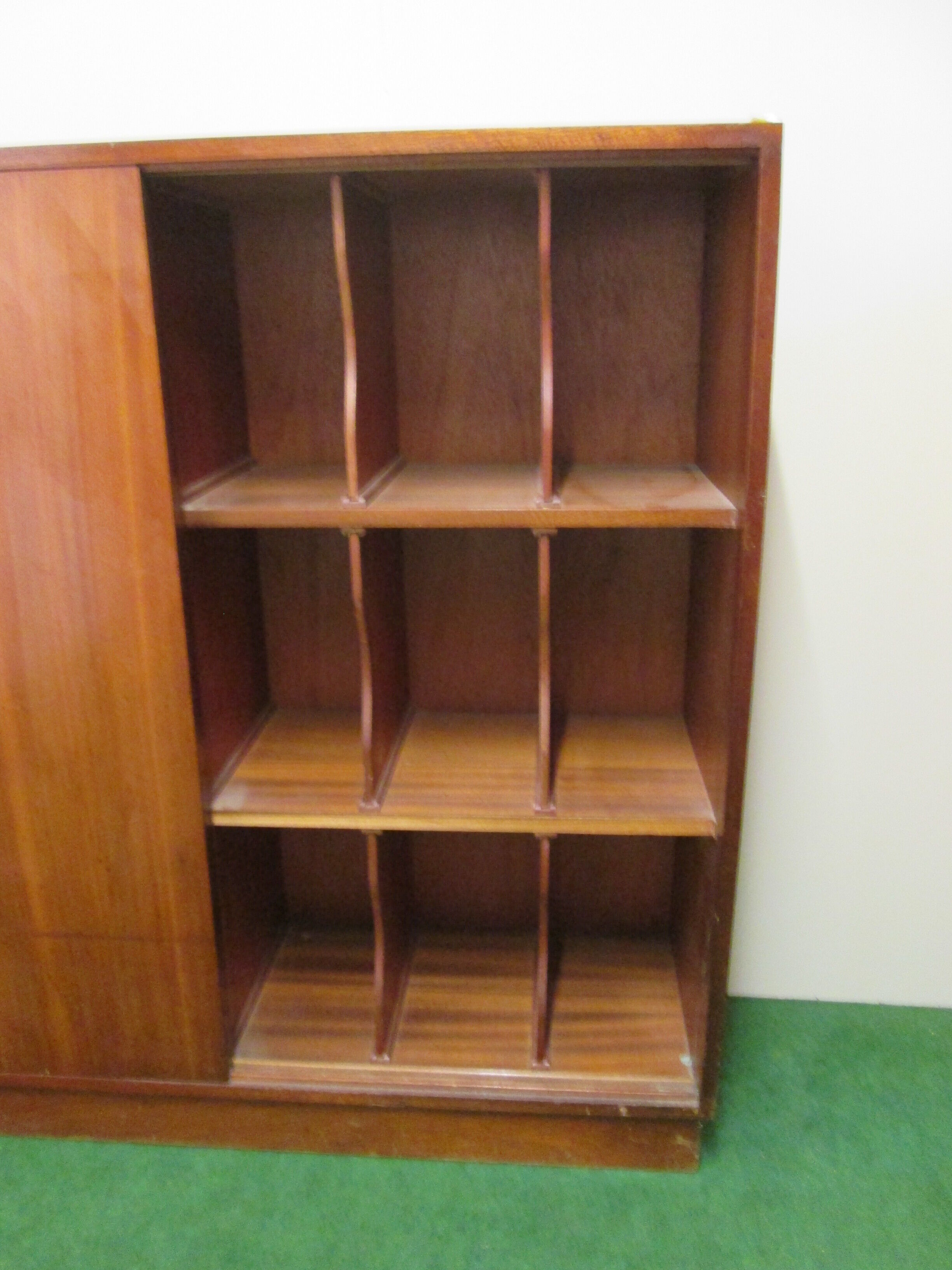 1970 mahogany binder with lockers