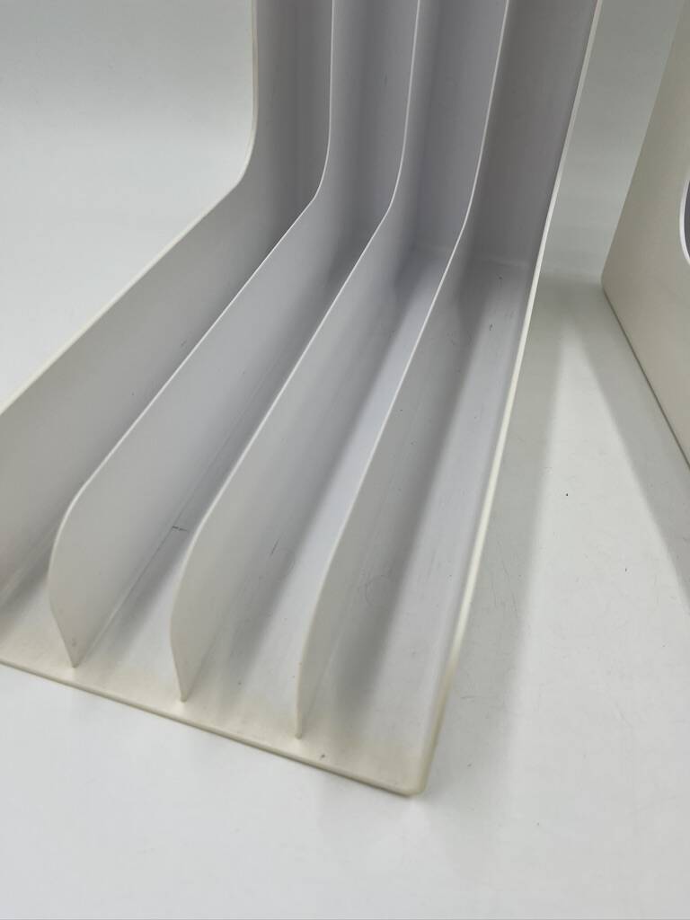 Set of white vinyl holders for 33T