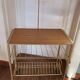 Vinyl serving trolley