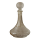 Superb vintage chiseled glass carafe