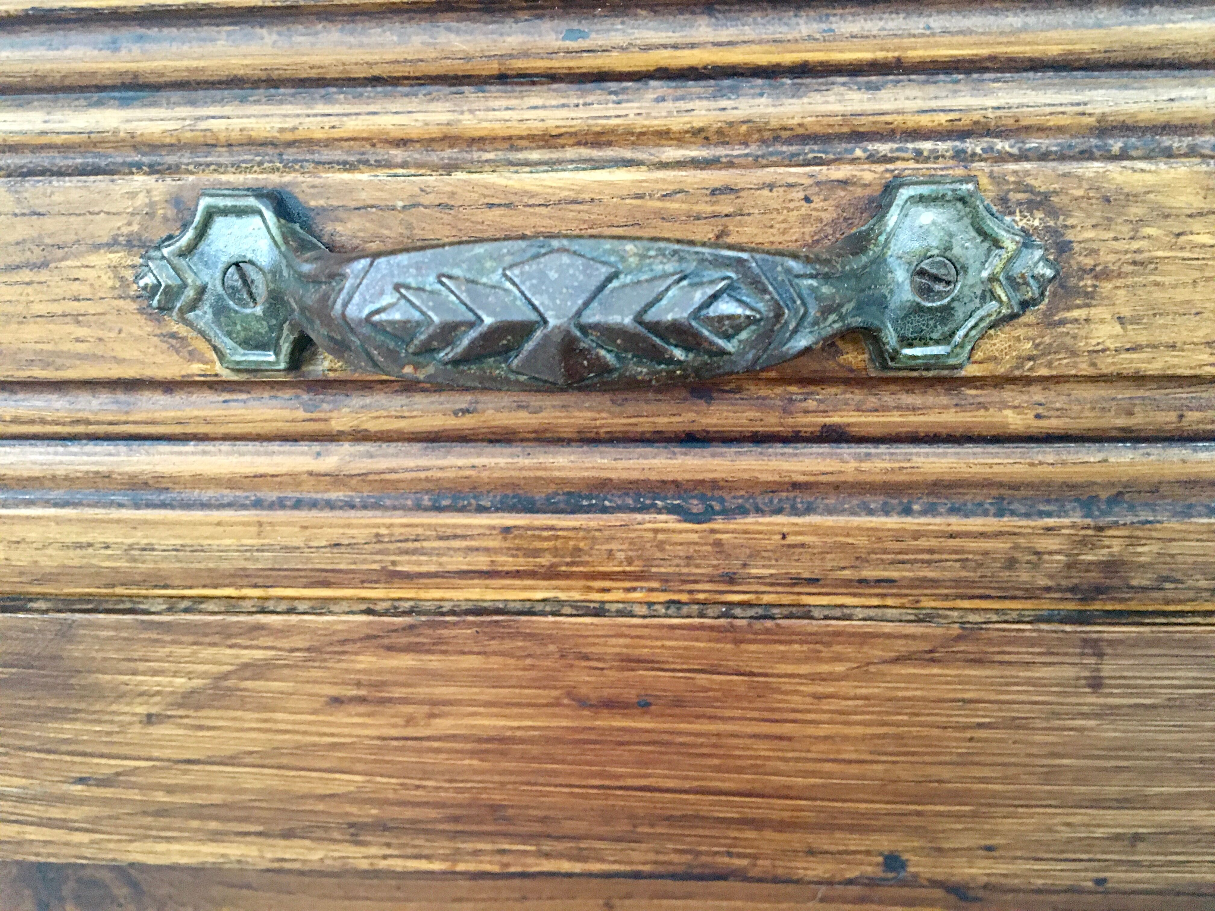 Parisian buffet old solid wood