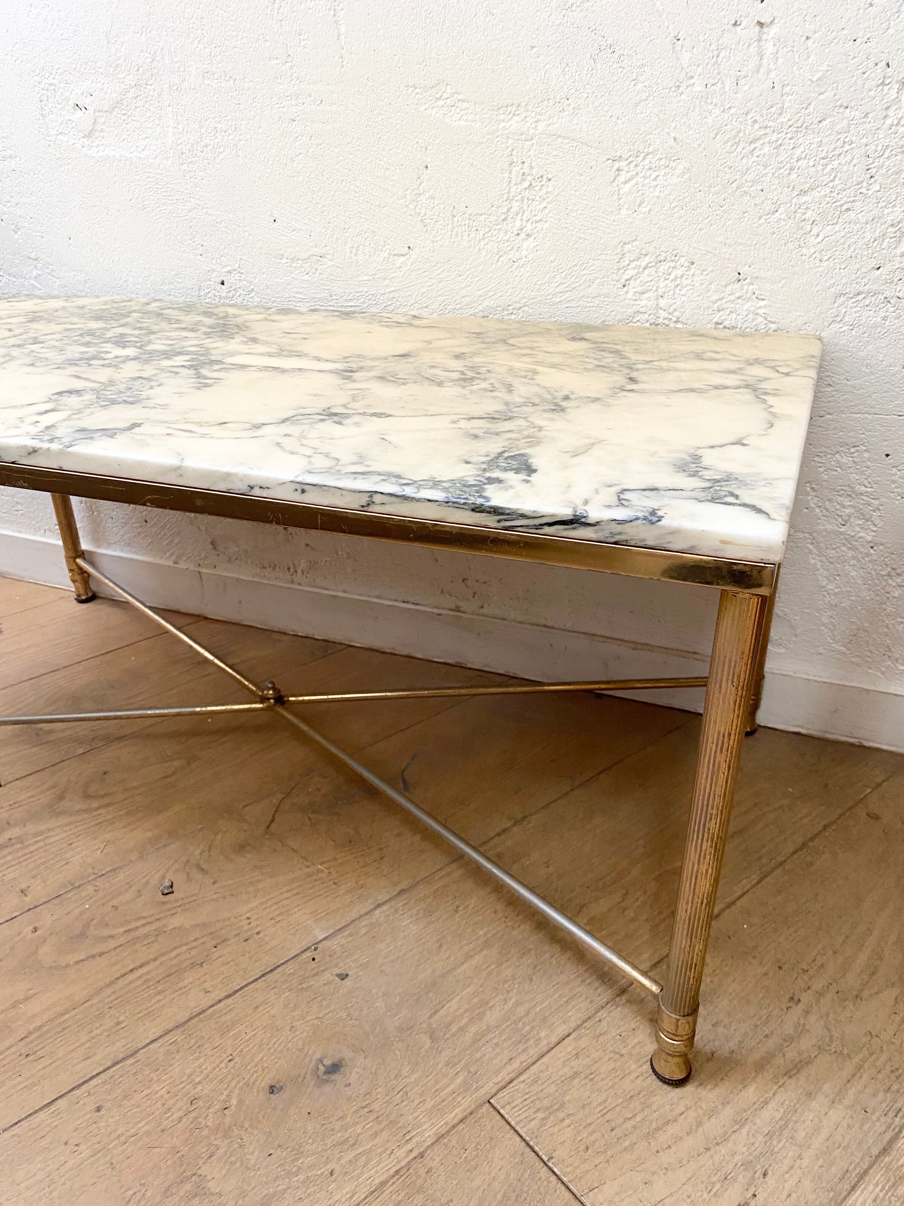 Marble coffee table