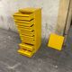 Yellow chest of drawers model 4601 by Simon Fussell for Kartell, 1970s