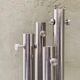 Sculptural lamp - coat rack in steel and marble, Italian, Space Age, Decorative