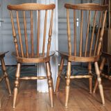 Set of 4 Tacoma Baumann slatted chairs