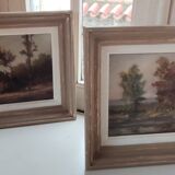 Pair of old paintings