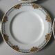 6 Dessert plates Orchies Moulins des loups, early 20th